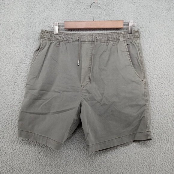 American Eagle Shorts Mens Size Small Gray‎ Drawstring Elastic Cotton Lyocell - Picture 1 of 7